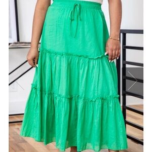 NWOT Pink Lily Maxi Skirt